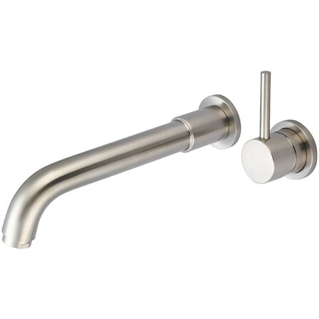 Pioneer Industries 1-Handle Tub Set, 2 Hole, Wall, Brushed Nickel 4MT840-BN